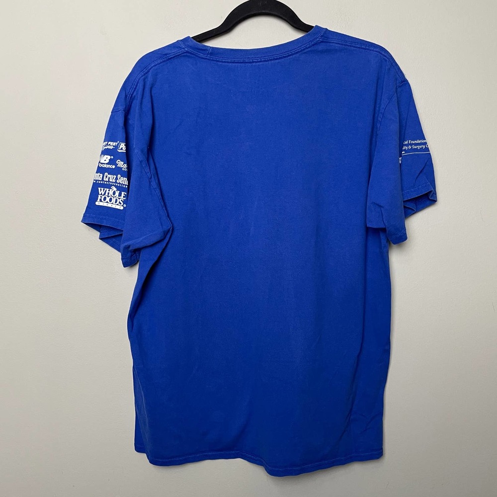 Santa Cruz Wharf to Wharf Race 2012 Running Graphic Shirt Crew Neck Short Sleeve - Picture 2 of 7